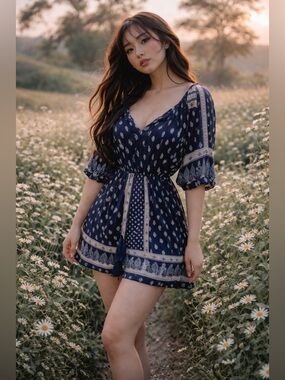 Meadow Songs & Starlit Wanderings billowy wanderlust slouchy mini dress